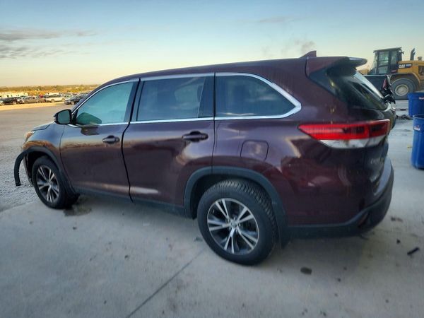 2019 TOYOTA HIGHLANDER LE/LE Plus — DSRA