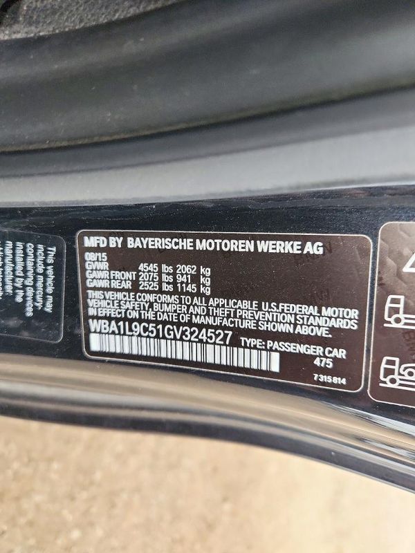 2016 BMW 2 SERIES xDrive — VINS