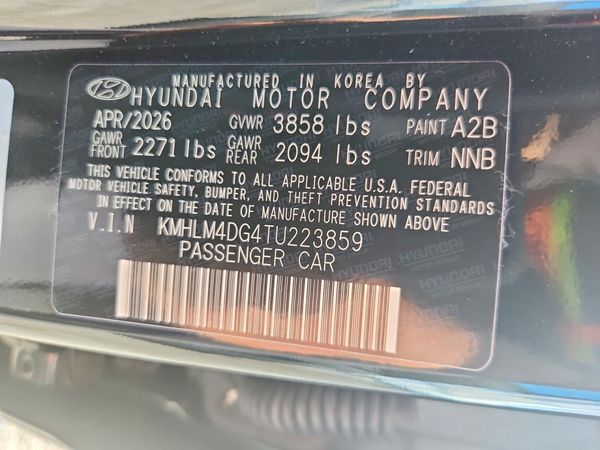 2026 HYUNDAI ELANTRA — VINS