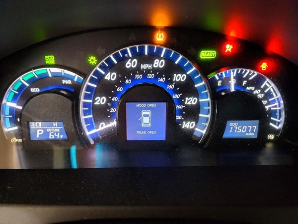 2013 TOYOTA CAMRY SOLA Hybrid — ODOM
