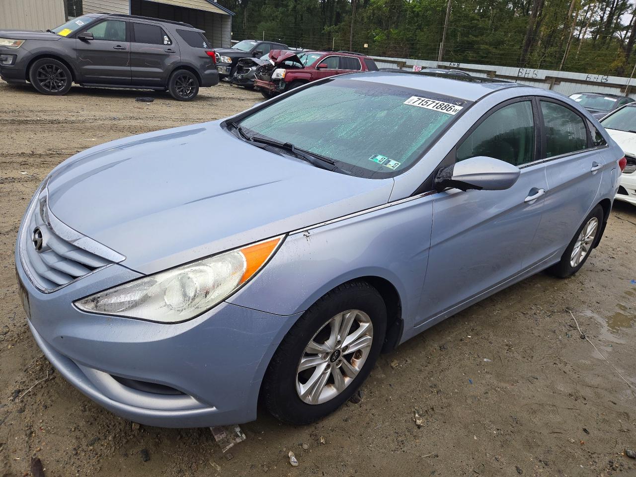 2012 HYUNDAI SONATA Middle-low level — Front 3/4
