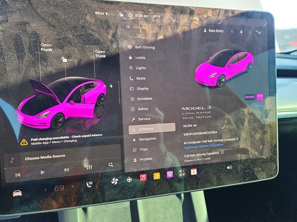 2022 TESLA MODEL 3 — ODOM