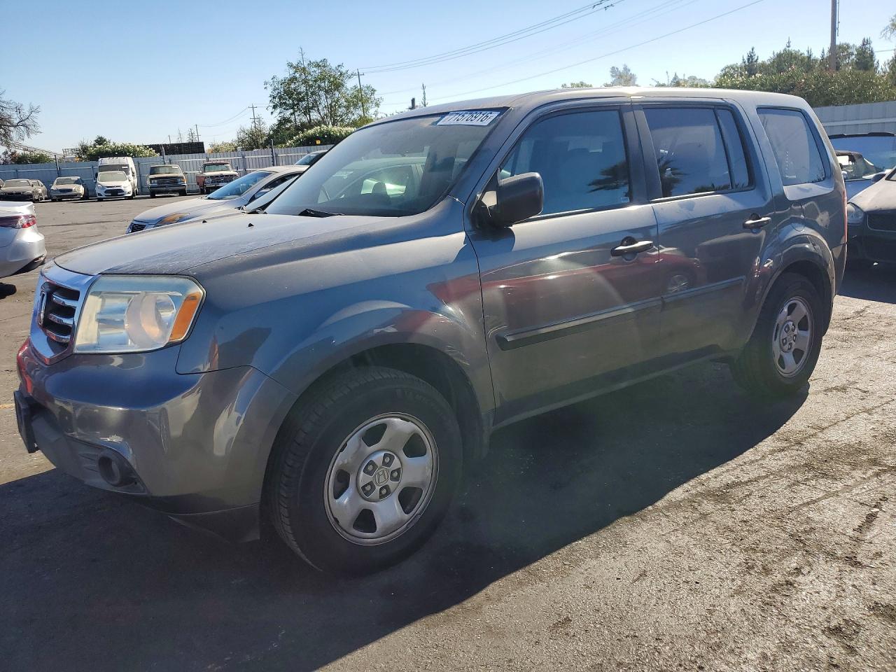 2013 HONDA PILOT LX — Front 3/4