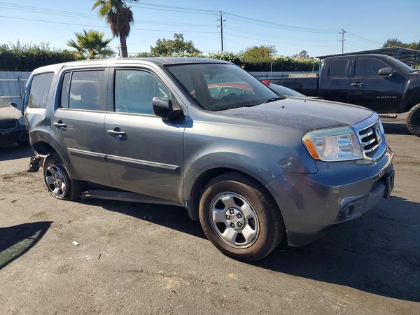 2013 HONDA PILOT LX — Passenger 3/4