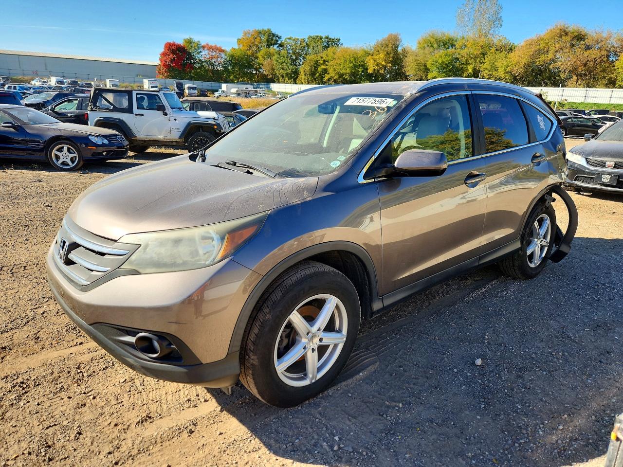 2012 HONDA CRV EX-L — Front 3/4