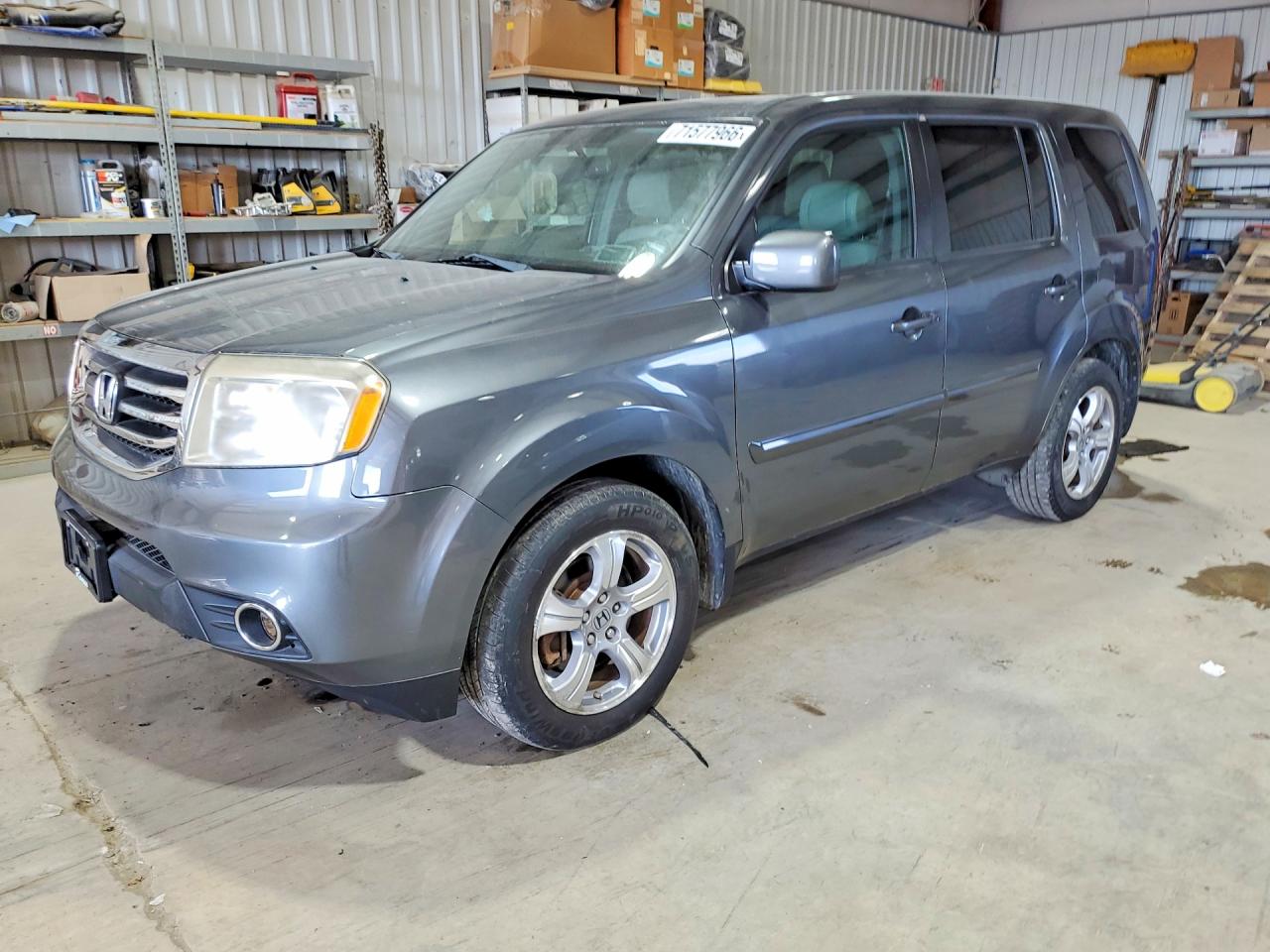 2013 HONDA PILOT EX-L with RES — Front 3/4