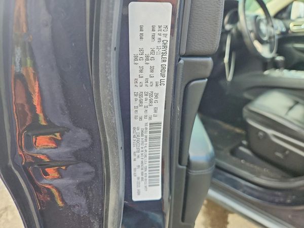 2012 JEEP GRAND CHER OKEE LAREDO 4X4 — VINS