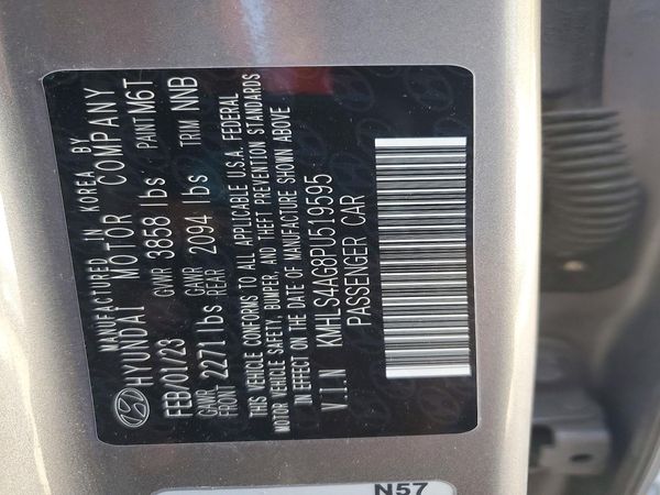 2023 HYUNDAI ELANTRA SEL — VINS