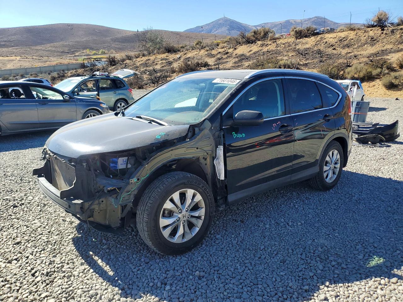 2012 HONDA CRV EX-L — Front 3/4