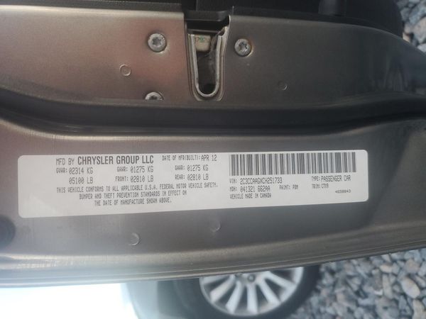 2012 CHRYSLER 300