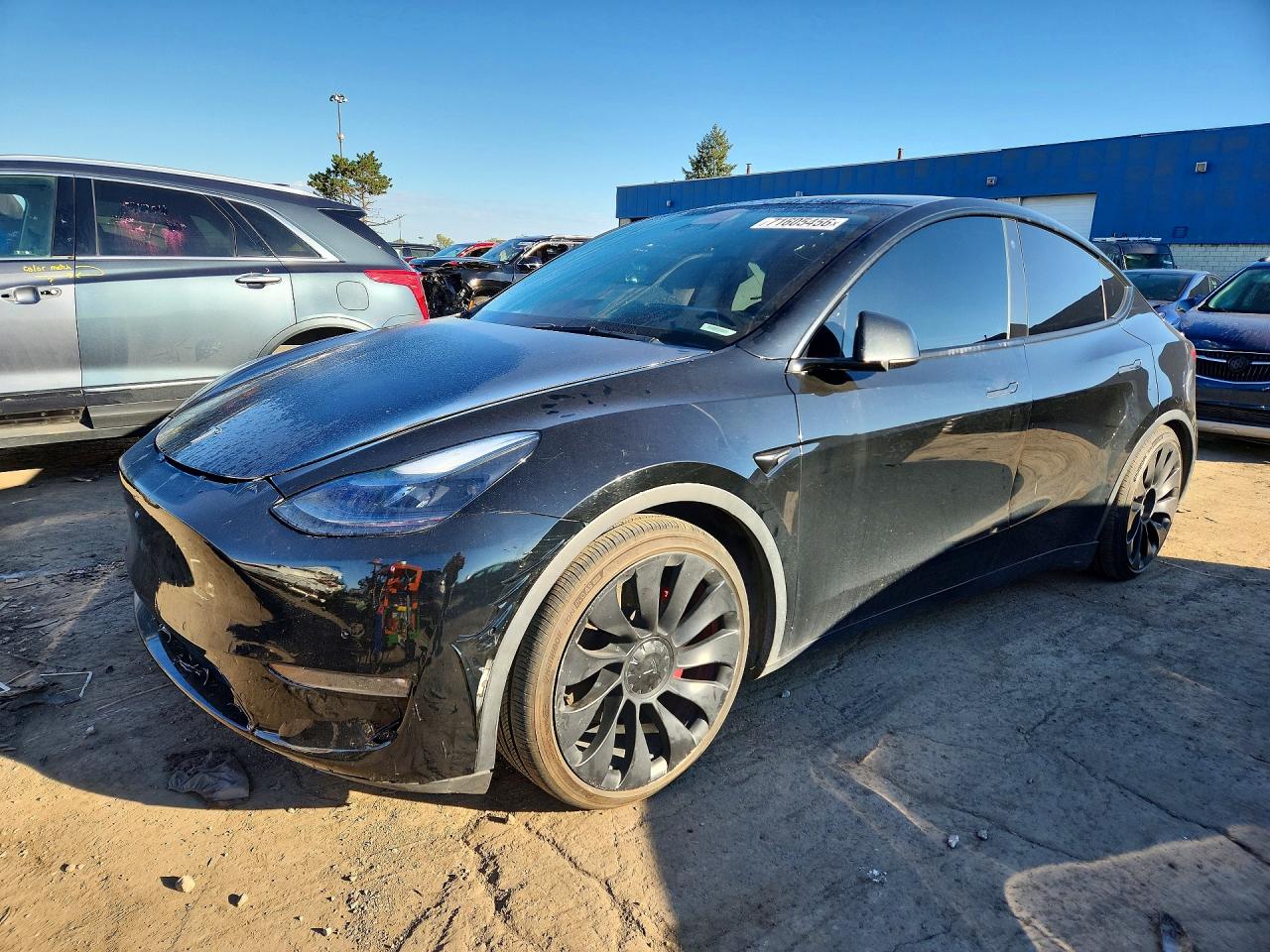 2021 TESLA MODEL Y — Front 3/4
