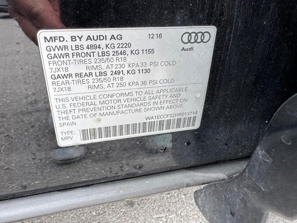 2017 AUDI Q3 quattro Premium