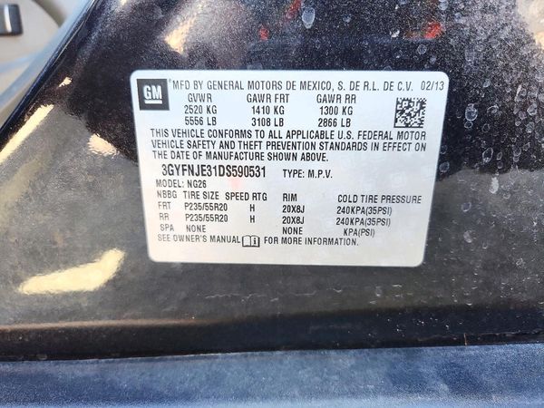2013 CADILLAC SRX Premium — VINS