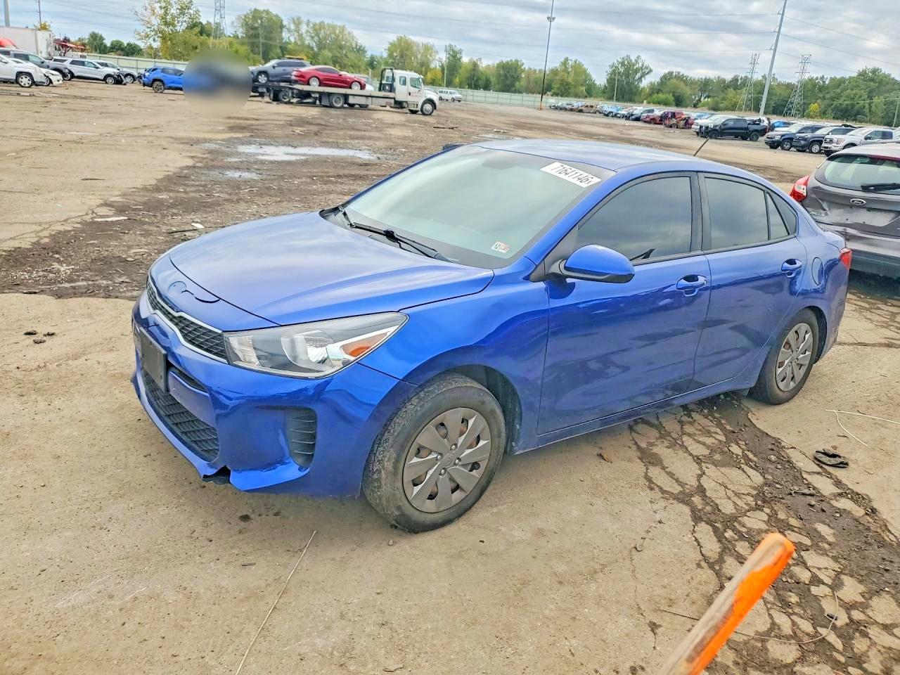 2019 KIA RIO LX, S — Front 3/4