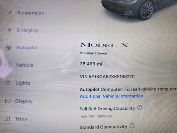 2019 TESLA MODEL X — ODOM