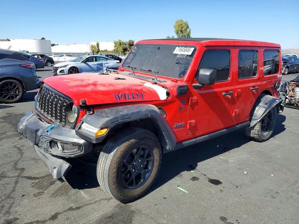 2024 JEEP WRANGLER 4XE — Front 3/4