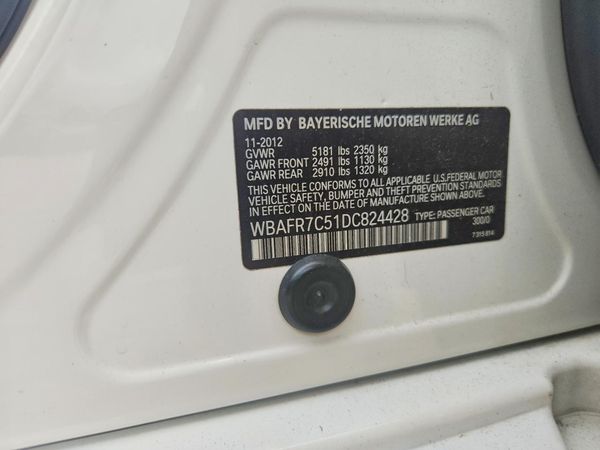 2013 BMW 535 — VINS