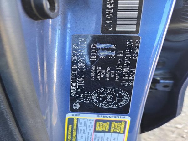 2016 KIA RIO LX A/T Power Pkg — VINS