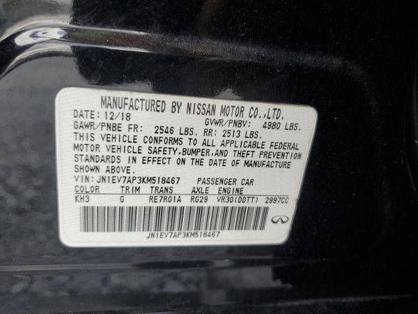 2019 INFINITI Q50 LUXE