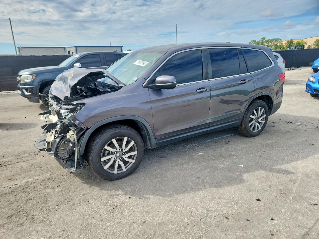2021 HONDA PILOT EX — Front 3/4