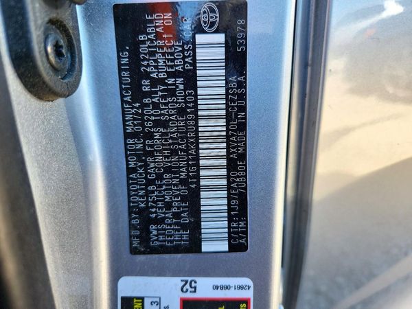 2024 TOYOTA CAMRY SE — VINS