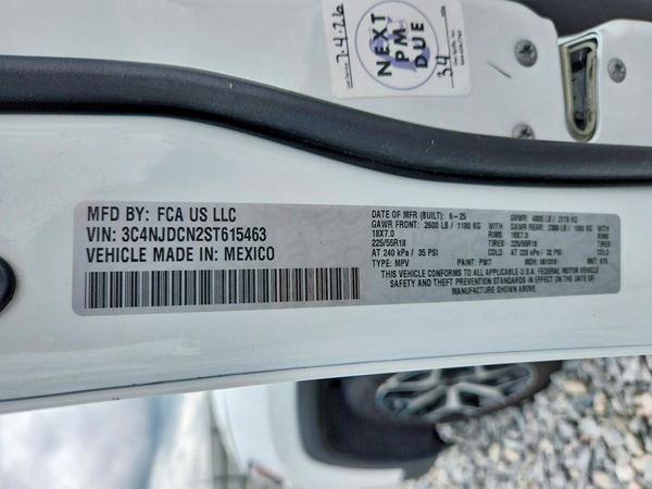 2025 JEEP COMPASS Limited — VINS