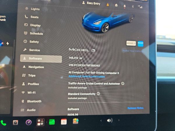 2022 TESLA MODEL 3 — ODOM