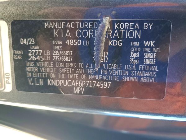2023 KIA SPORTAGE LX — VINS