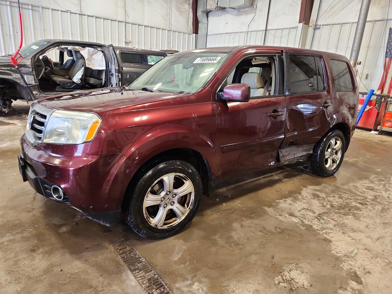 2013 HONDA PILOT EX-L — Front 3/4