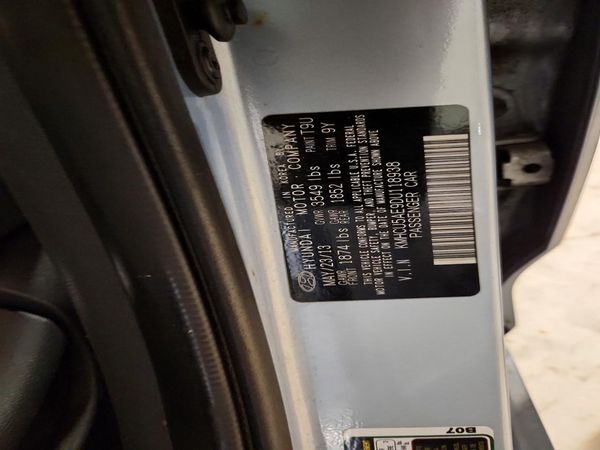 2013 HYUNDAI ACCENT GLS Premium/ SE — VINS