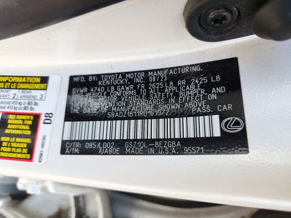 2024 LEXUS ES350 350 Premium — VINS