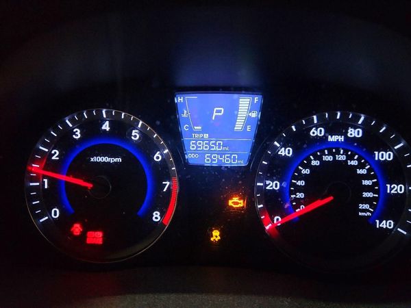 2012 HYUNDAI ACCENT GL (Middle-low grade) — ODOM