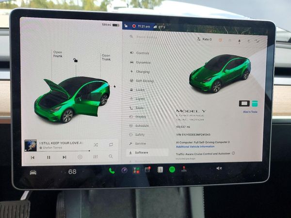 2021 TESLA MODEL Y — ODOM