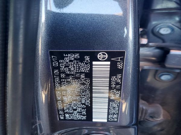 2017 TOYOTA PRIUS One/Two/Three/Four — VINS