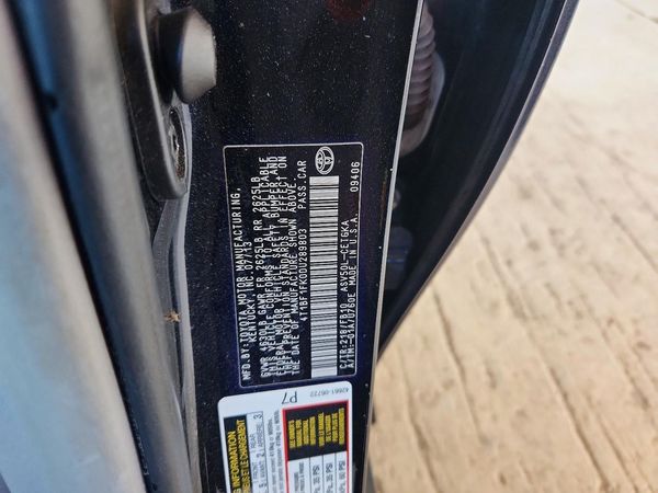 2013 TOYOTA CAMRY — VINS