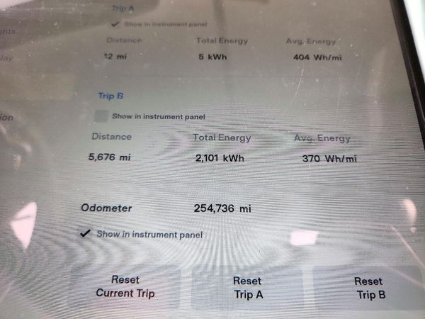 2017 TESLA MODEL X — ODOM
