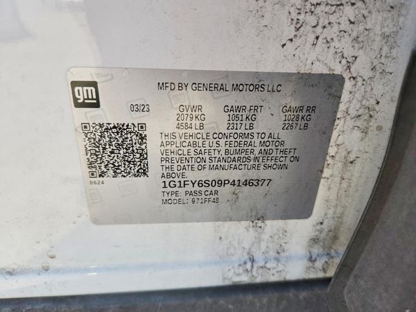 2023 CHEVROLET BOLT LT — VINS