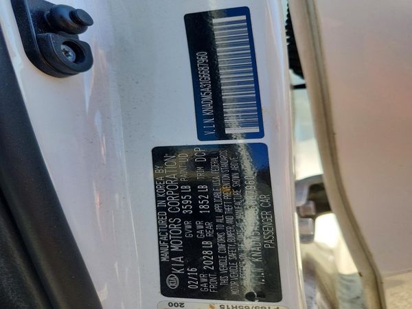 2016 KIA RIO LX A/T — VINS
