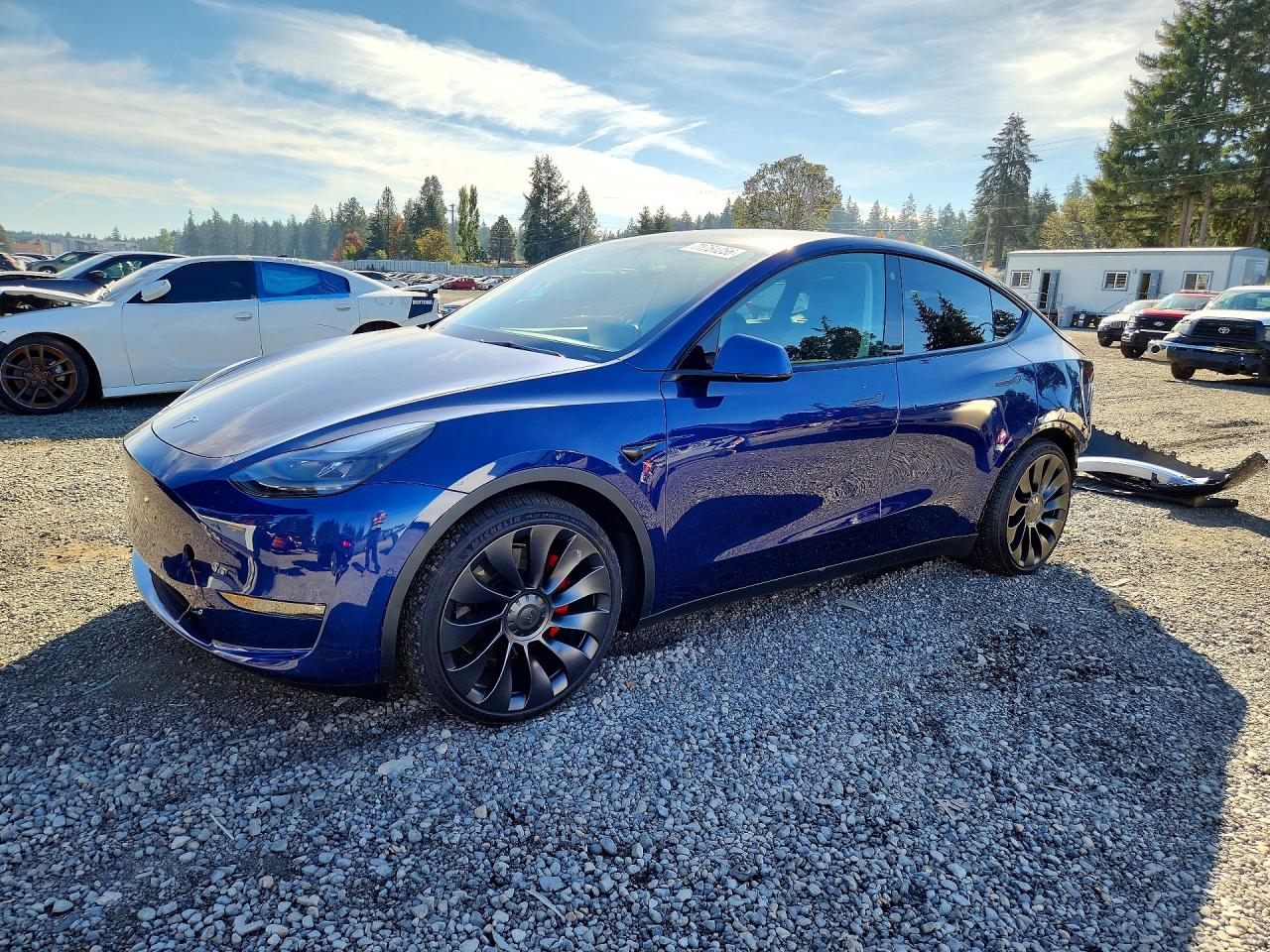 2022 TESLA MODEL Y — Front 3/4