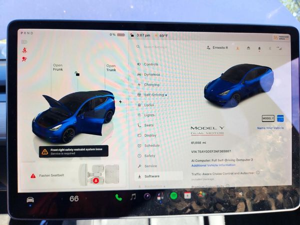 2022 TESLA MODEL Y — ODOM
