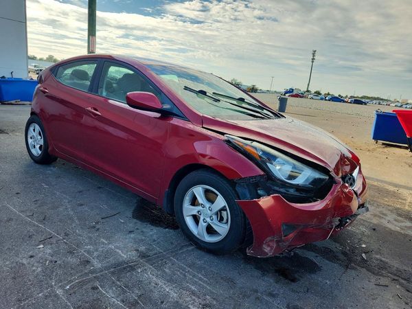 2014 HYUNDAI ELANTRA GLS(Middle) — Passenger 3/4
