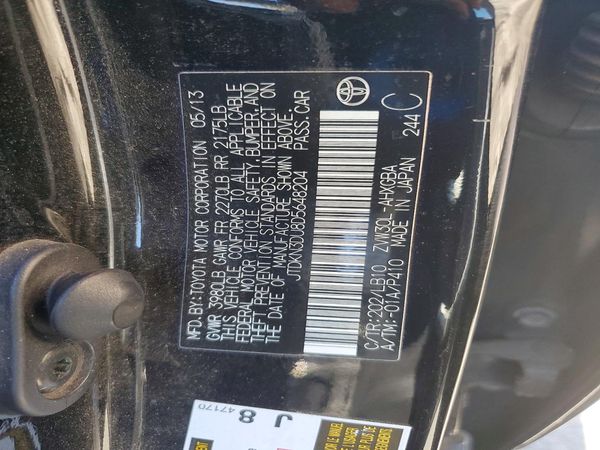 2013 TOYOTA PRIUS — VINS
