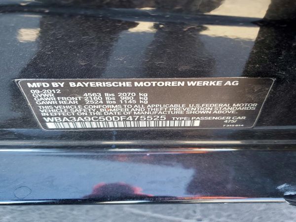 2013 BMW 335 — VINS