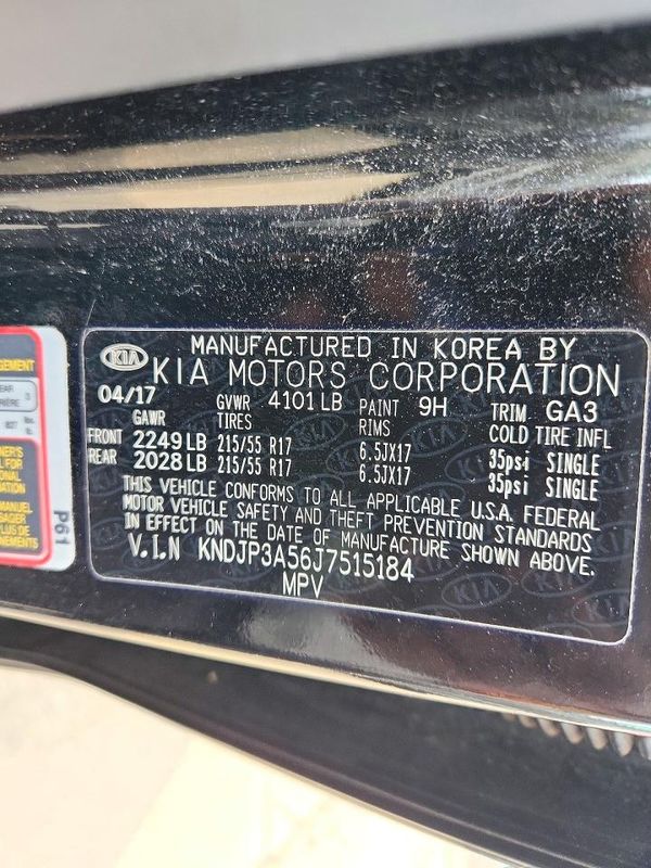 2018 KIA SOUL Plus — VINS