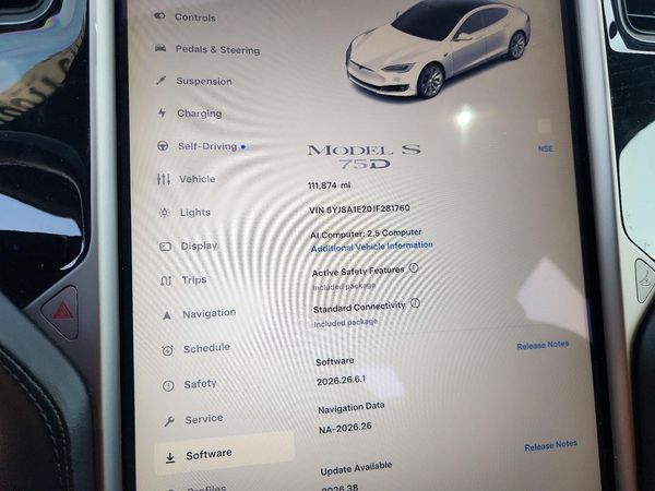 2018 TESLA MODEL S — ODOM