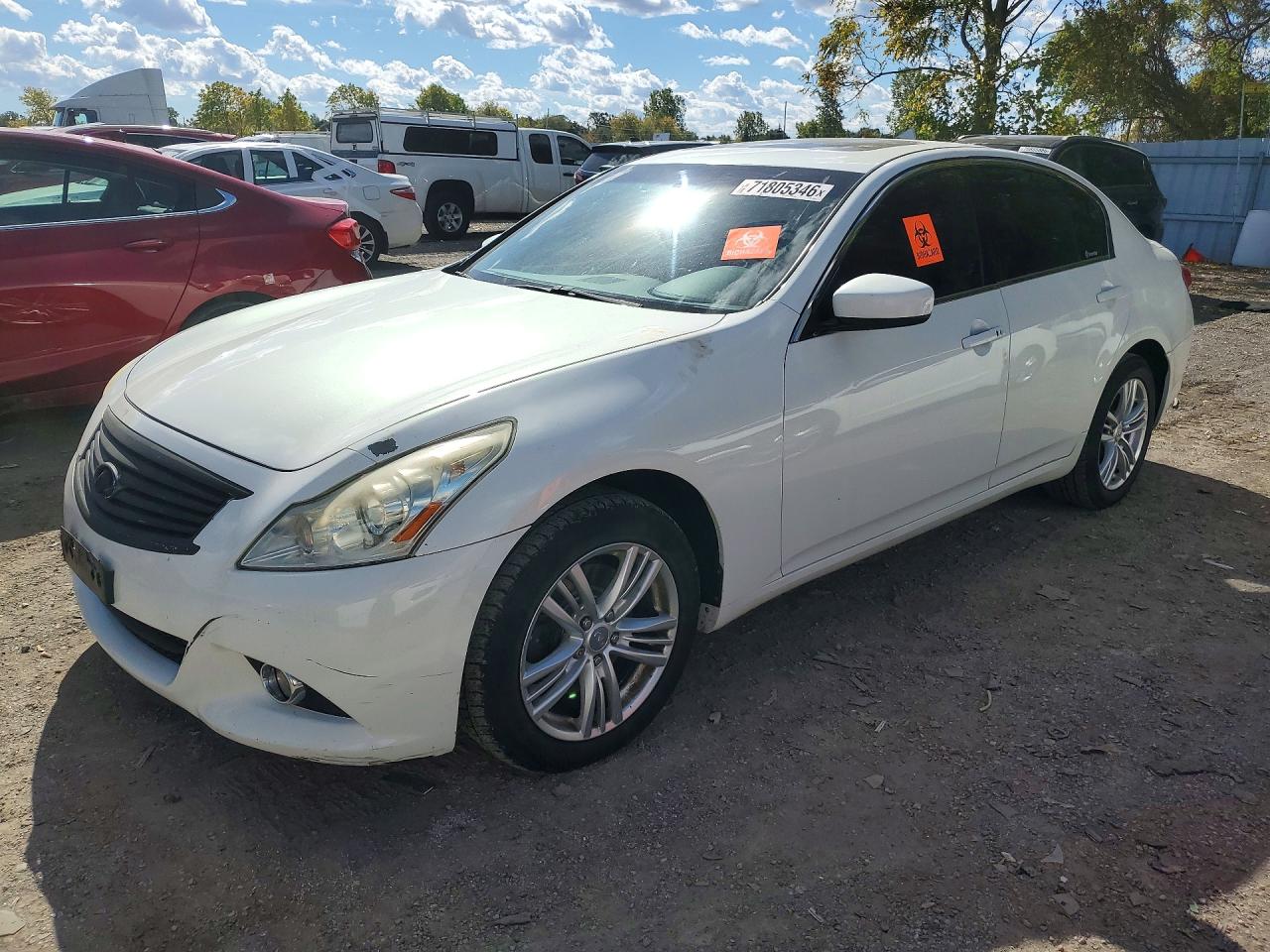 2012 INFINITI G37 — Front 3/4