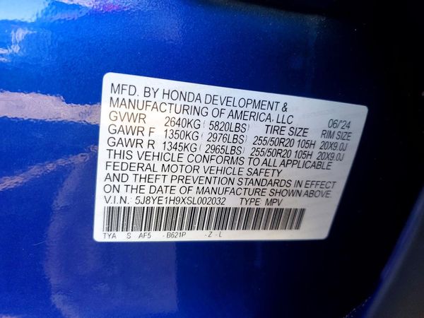 2025 ACURA MDX SH-AWD A-Spec Advance — VINS