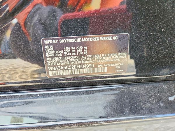 2014 BMW 328 — VINS