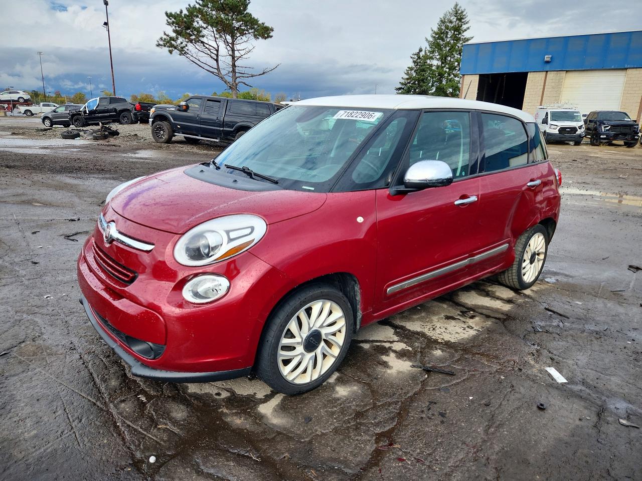 2014 FIAT 500 LOUNGE — Front 3/4