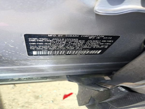 2019 SUBARU FORESTER Prm+ES+SMART — VINS